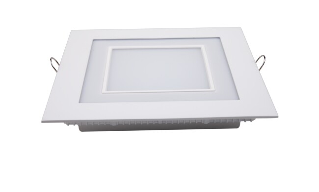 LED面板燈 16W方形雙色面板燈 開孔163x163mm 白光藍邊 可分段控制光色 LED面板燈 16W方形雙色面板燈 開孔163x163mm 白光藍邊 可分段控制光色